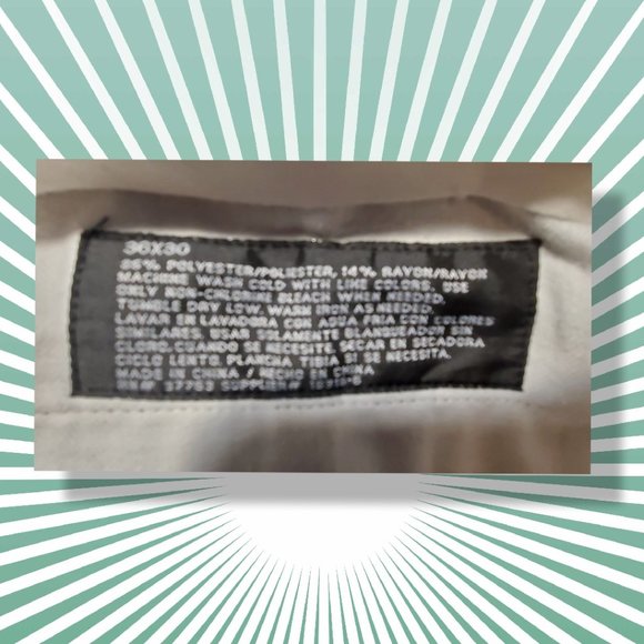 Stafford greige trousers, size 36x30 - Picture 9 of 9